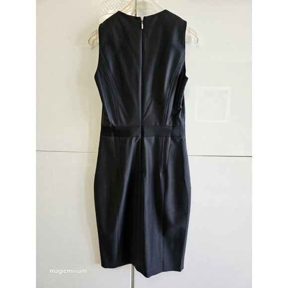 BNWT TED BAKER LONDON TIORNAD SLEEVELESS RIBBON BLACK DRESS - Picture 6 of 13